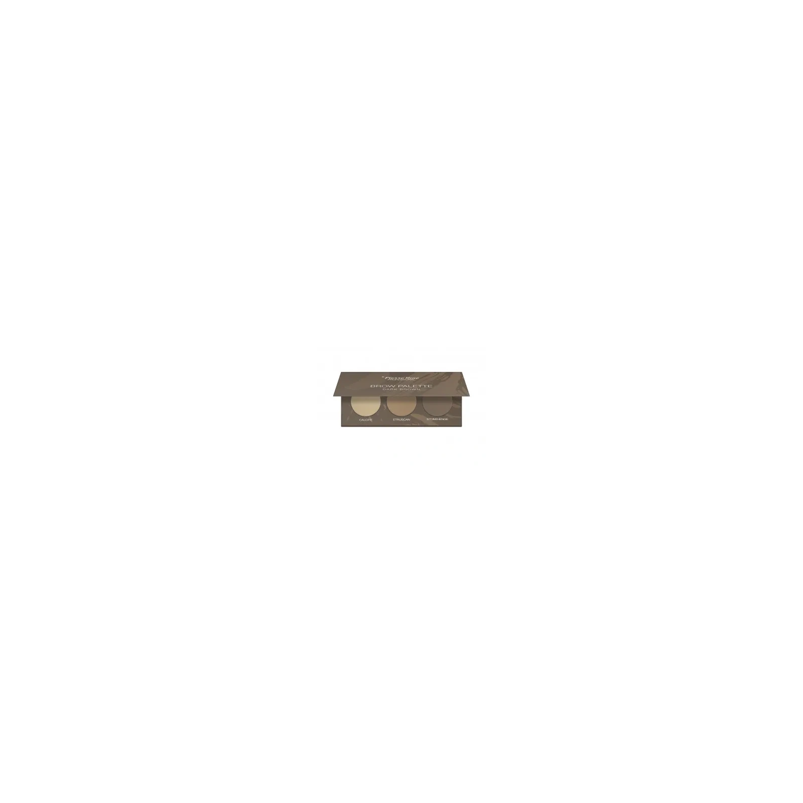PIERRE RENE Brow Palette cienie do stylizacji brwi 02 Dark Brown 3,9g