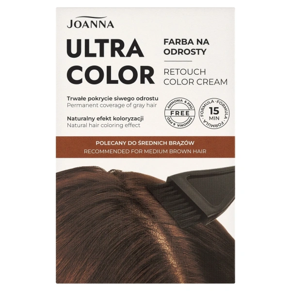 JOANNA Ultra Color farba na odrosty do średnich brązów
