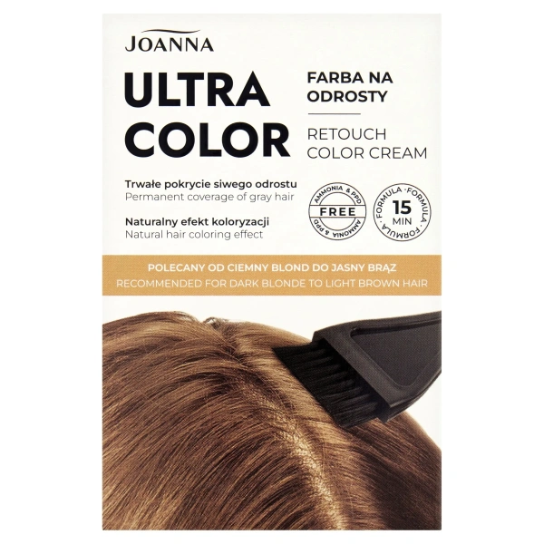 JOANNA Ultra Color farba na odrosty od ciemny blond do jasny brąz