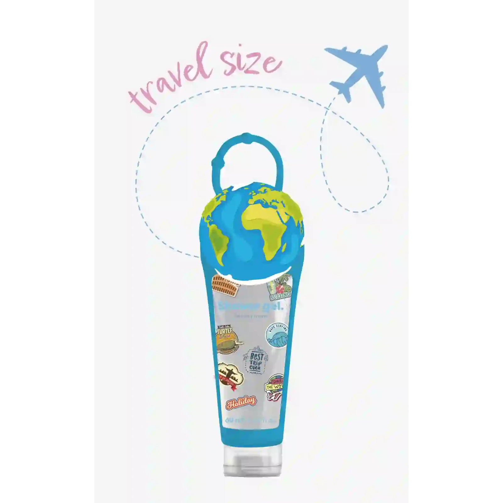 HISKIN Travel Set żel pod prysznic Globus 60ml