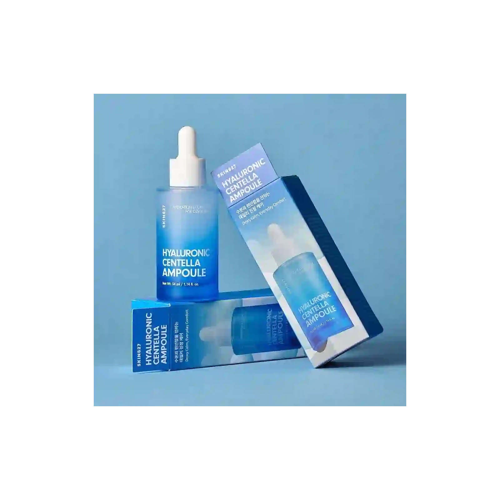 SKIN627 Ampoule hyaluron centella ampułka nawilżająco-łagodząca 34ml