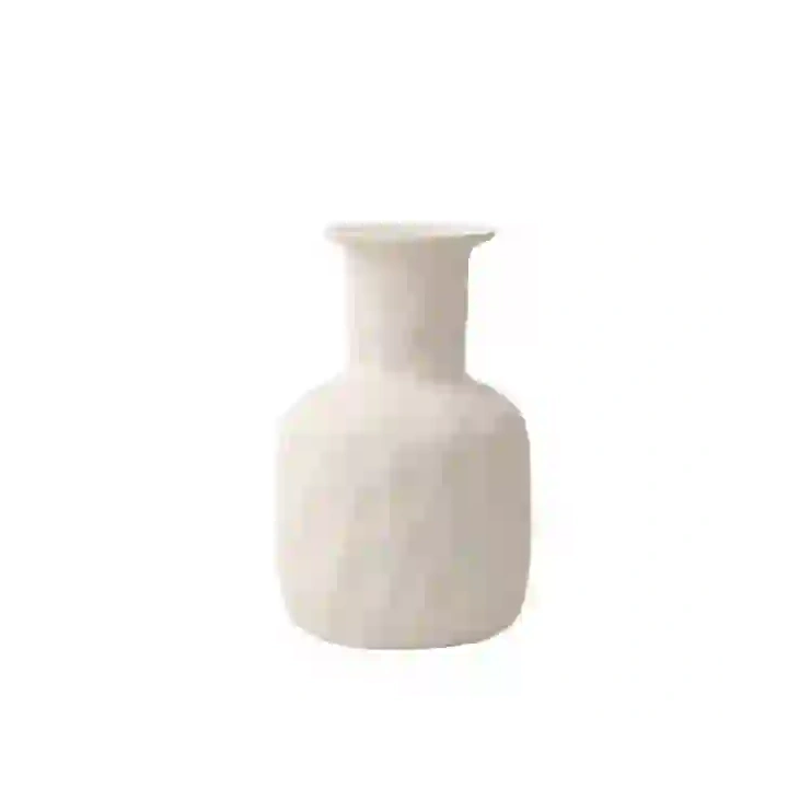 ECARLA wazon na kwiaty ceramiczny, minimalistyczny 20,5×13,5cm WAZ06