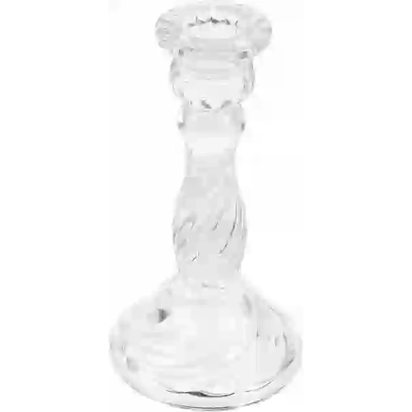 ECARLA świecznik dekoracyjny szklany Glamour 16cm SW16