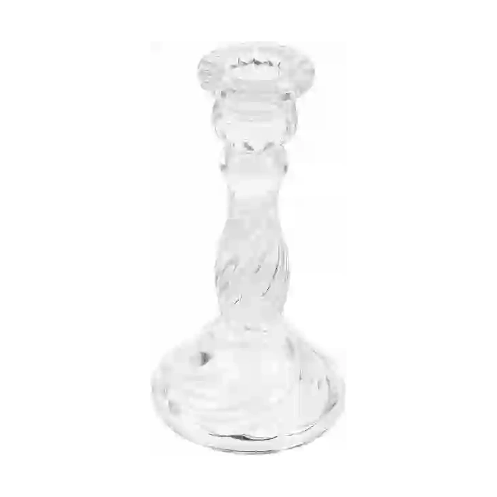 ECARLA świecznik dekoracyjny szklany Glamour 16cm SW16