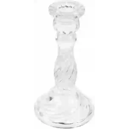 ECARLA świecznik dekoracyjny szklany Glamour 16cm SW16