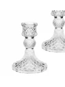 ECARLA świecznik dekoracyjny szklany Glamour 10cm SW10