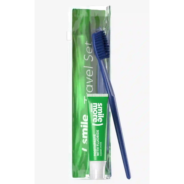 HISKIN Smile More ) zestaw do zębów (sczoteczka + pasta 30ml) Sweet Mint