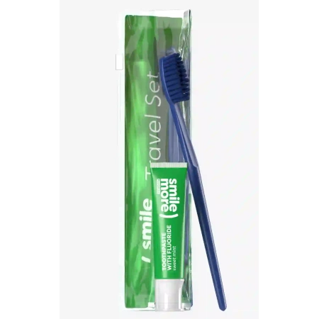 HISKIN Smile More ) zestaw do zębów (sczoteczka + pasta 30ml) Sweet Mint