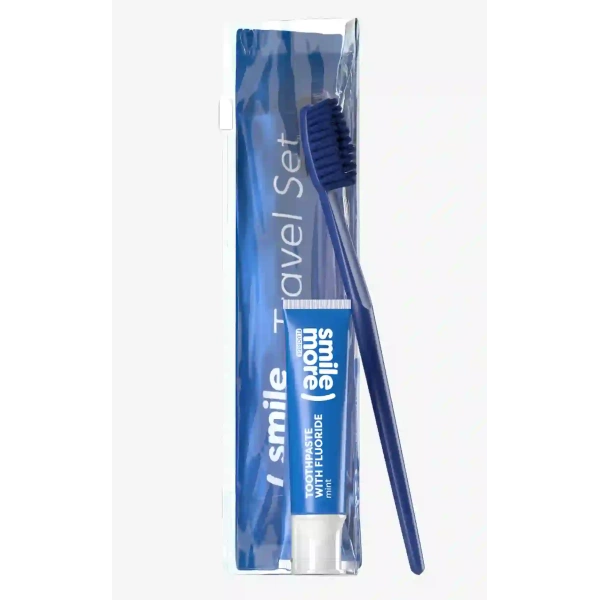 HISKIN Smile More ) zestaw do zębów (sczoteczka + pasta 30ml) Mint