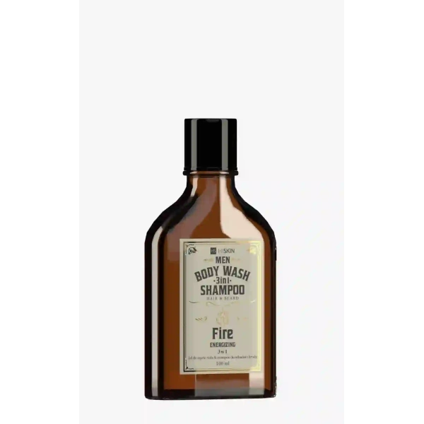 HISKIN Men Whisky żel pod prysznic i szampon do włosów i brody Energizing Fire 100ml