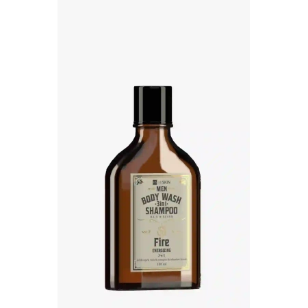HISKIN Men Whisky żel pod prysznic i szampon do włosów i brody Energizing Fire 100ml