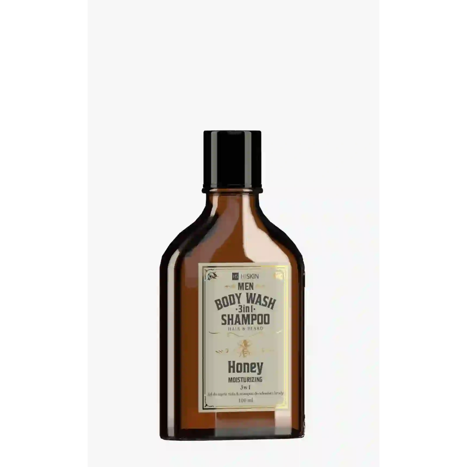 HISKIN Men Whisky żel pod prysznic i szampon do włosów i brody Moisturizing Honey 100ml