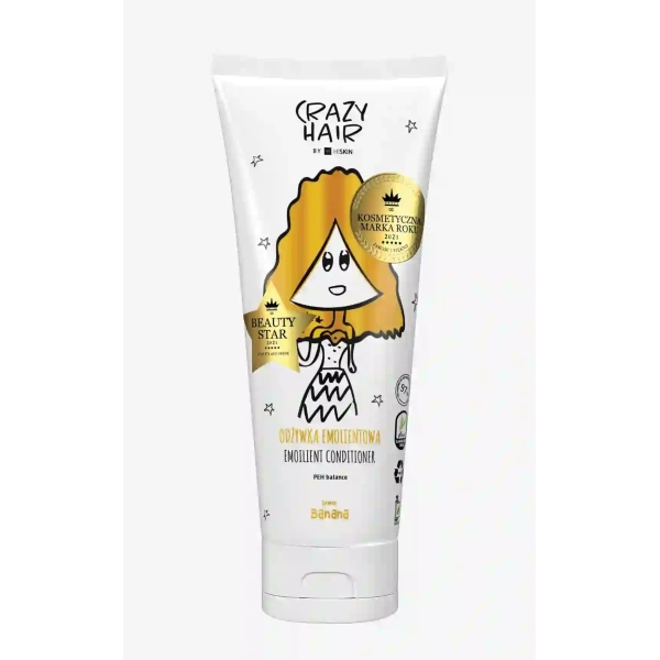 HISKIN Crazy Hair odżywka do włosów emolientowa Banan 250ml