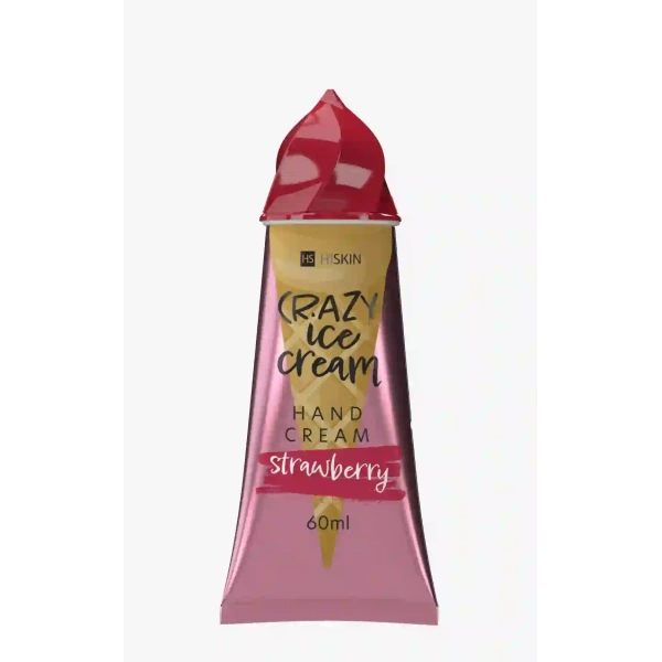 HISKIN Crazy Ice Cream krem do rąk Strawberry 60ml