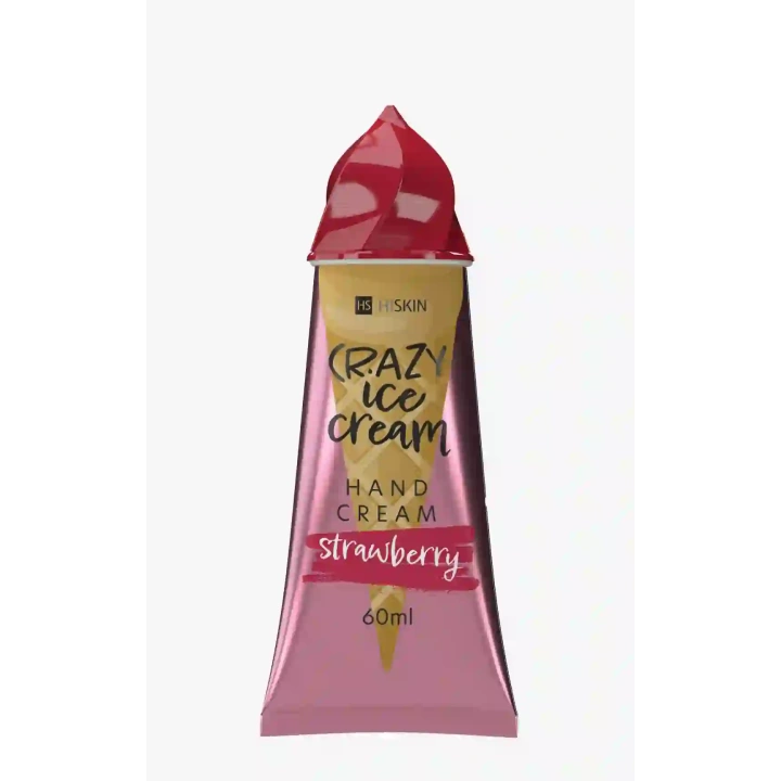 HISKIN Crazy Ice Cream krem do rąk Strawberry 60ml