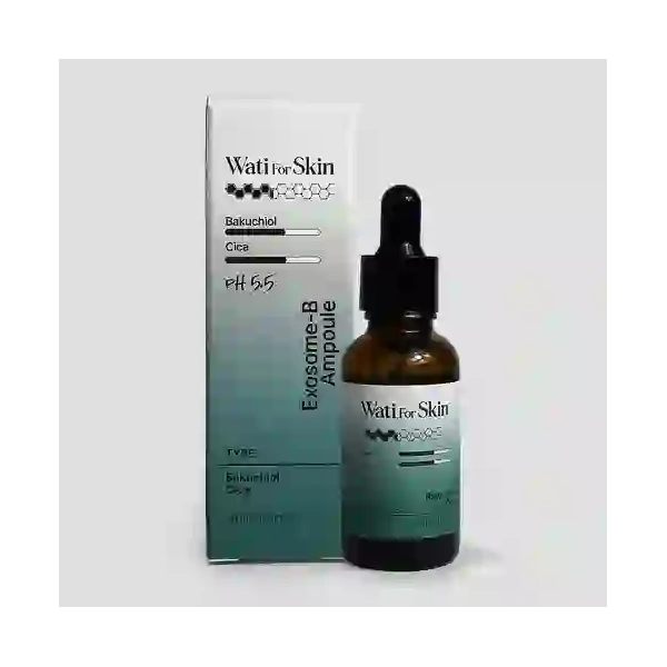 Wati For Skin WATI FOR SKIN Exosome-b Ampoule ampułka do twarzy Bakuchiol Barrier Cica 30ml — Składniki i ocena