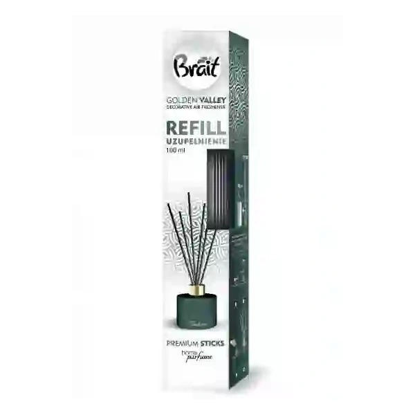 BRAIT Home Parfume Decorative olejek zapachowy z patyczkami ZAPAS Golden Valey 100ml