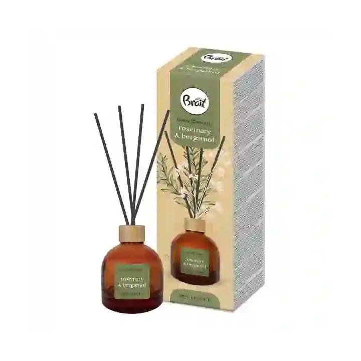 BRAIT Herbal Moments olejek zapachowy z patyczkami Rosemary Bergamot 100ml