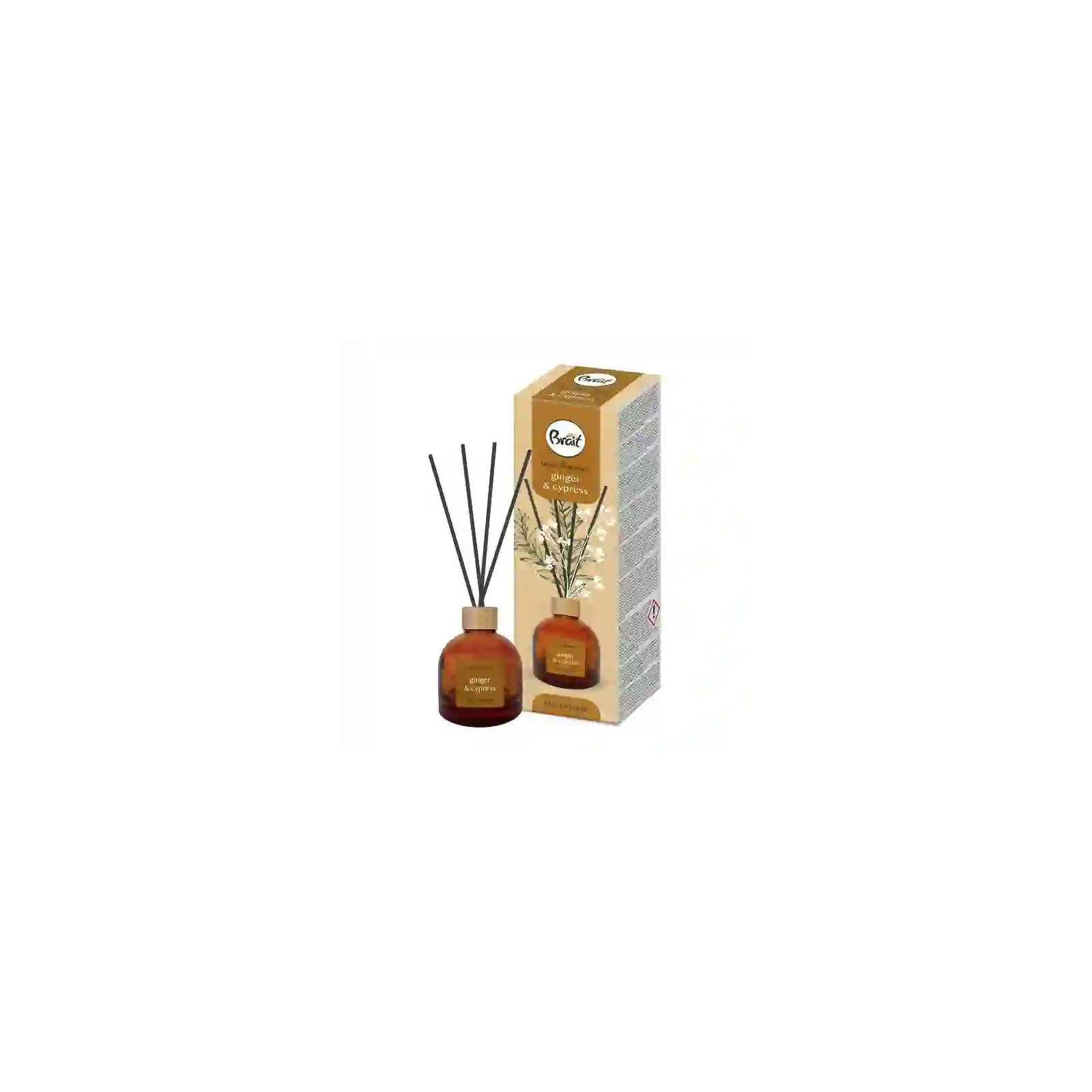 BRAIT Herbal Moments olejek zapachowy z patyczkami Ginger Cypress 100ml