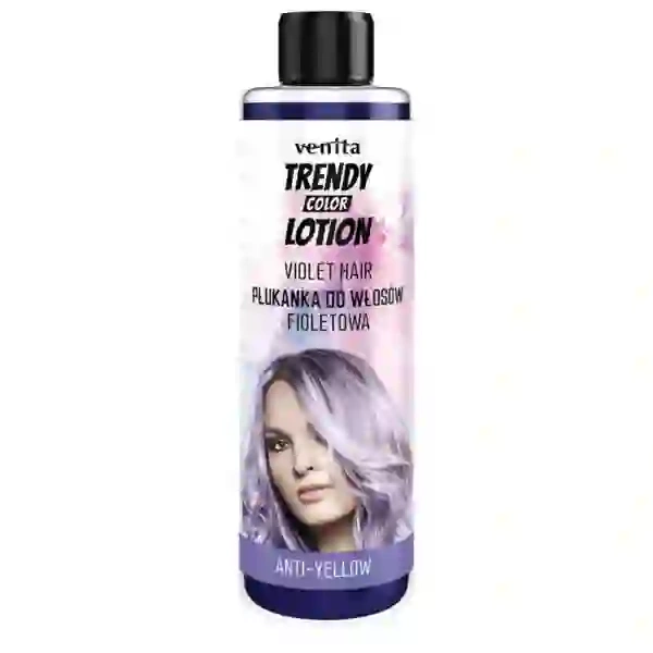 VENITA Trendy Color Lotion płukanaka do włosów anti-yellow Fioletowa 200ml 