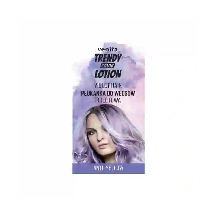 VENITA Trendy Color Lotion płukanaka do włosów anti-yellow Fioletowa 200ml 