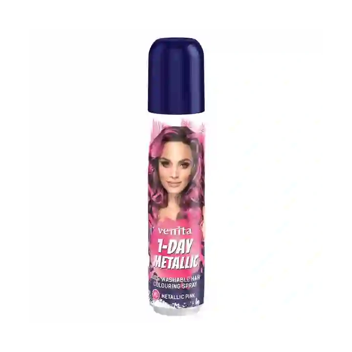VENITA 1-Day Color spray koloryzujący do włosów 01 Metallic Pink 50ml