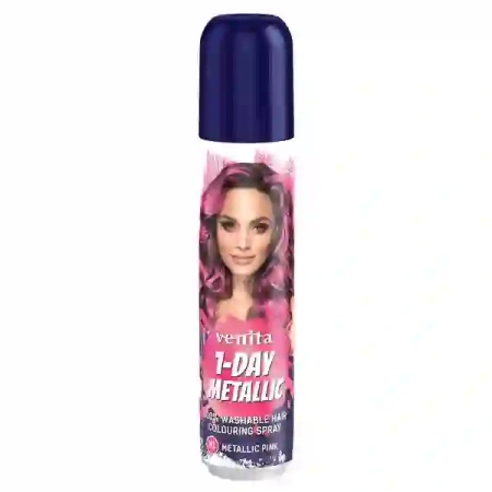 VENITA 1-Day Color spray koloryzujący do włosów 01 Metallic Pink 50ml