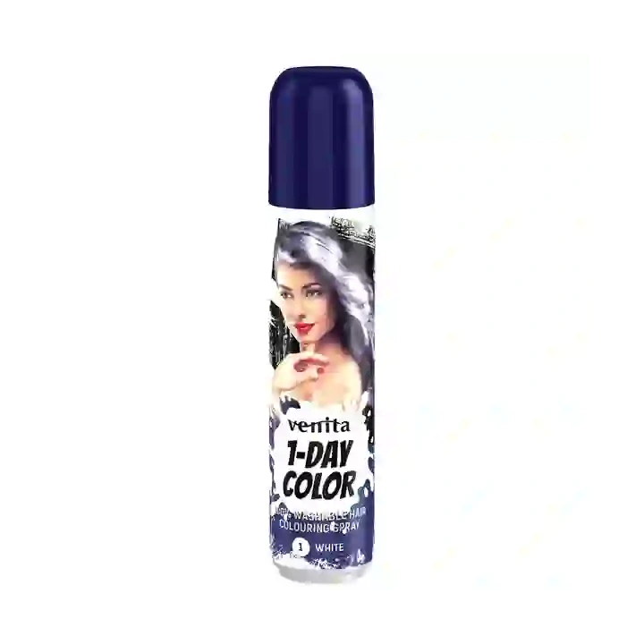 VENITA 1-Day Color spray koloryzujący do włosów 01 White 50ml
