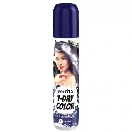 VENITA 1-Day Color spray koloryzujący do włosów 01 White 50ml