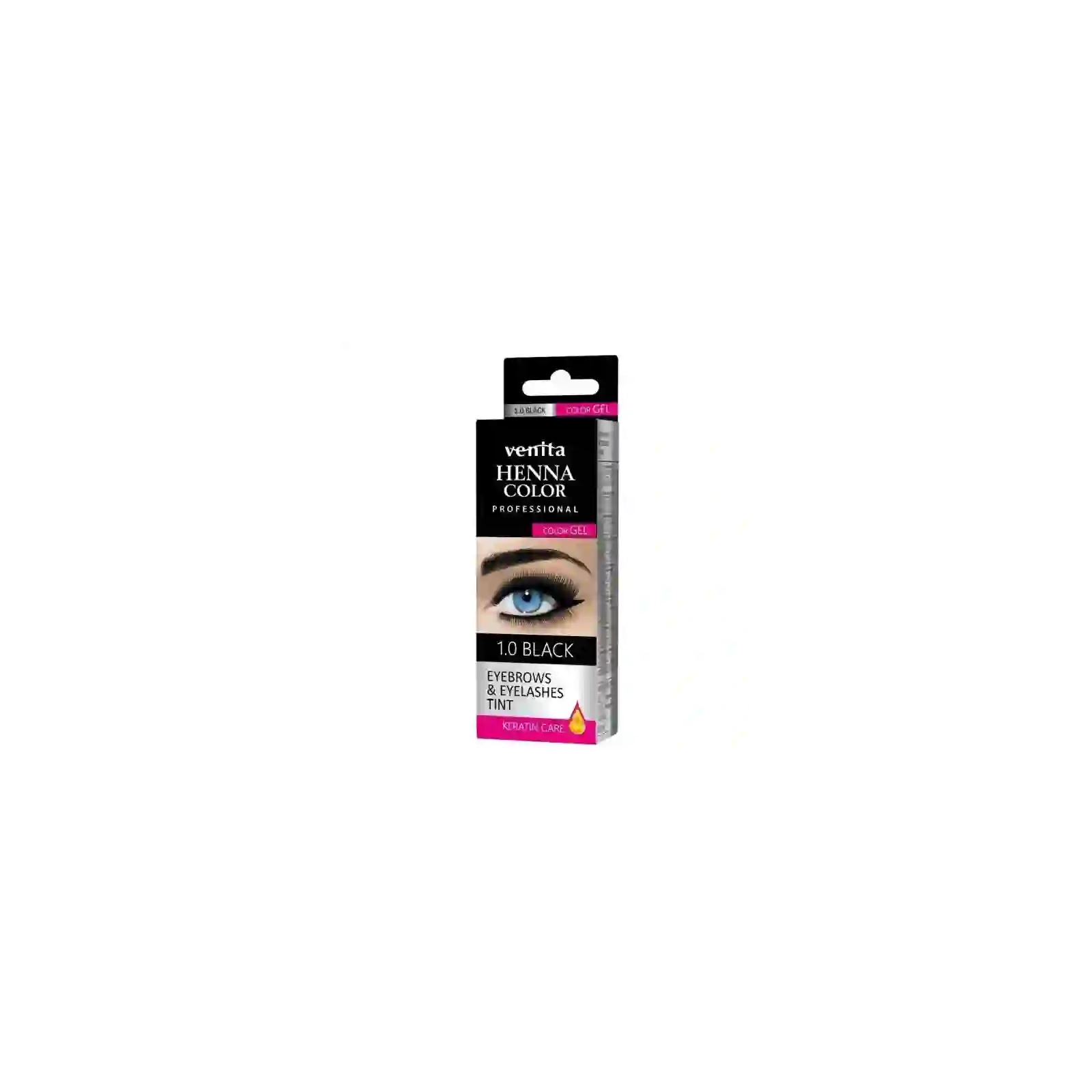 VENITA Henna Color Gel żelowa do brwi i rzęs 1.0 Black 15g