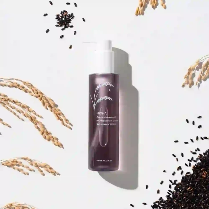MIDHA Rice To Meet You olejek do oczyszczania twarzy z Czarnym Ryżem i Peptydami 150ml