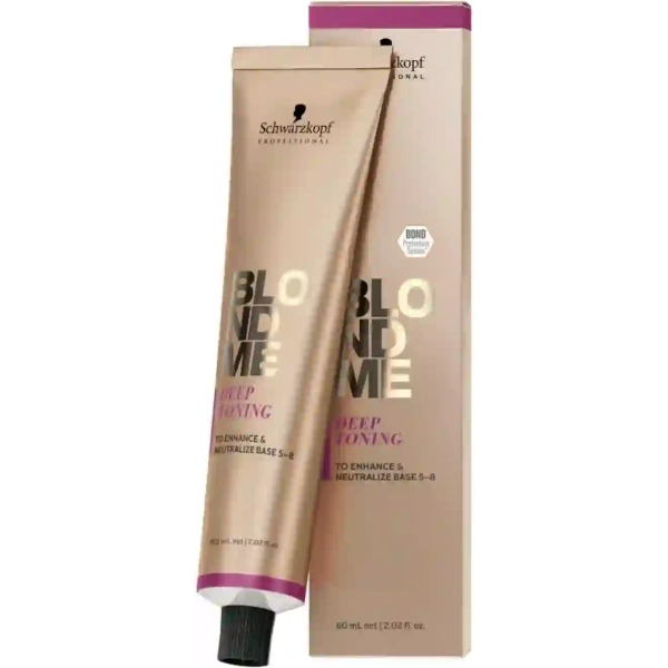 SCHWARZKOPF BLONDME krem do włosów Deep Toning Nougat 60ml