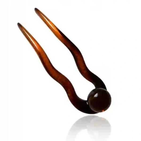 ECARLA wsuwka do włosów w kształcie litery U 13x3,5cm SP437