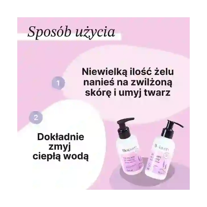 SYLVECO Biolaven żel myjący do twarzy z olejem z Pestek Winogron 150ml