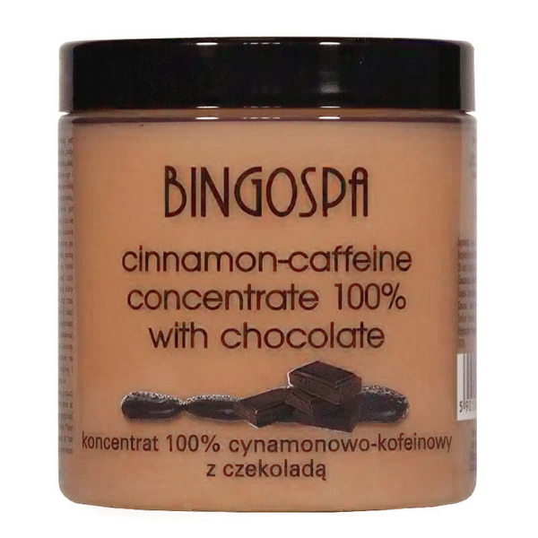 BINGOSPA Koncentrat 100% cynamonowo-kofeinowy z czekoladą 250g