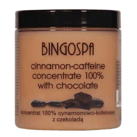 BINGOSPA Koncentrat 100% cynamonowo-kofeinowy z czekoladą 250g