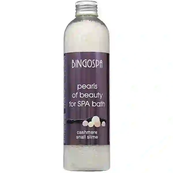 BINGOSPA Pearls of Beauty perełki do kąpieli Śluz Ślimaka 230g