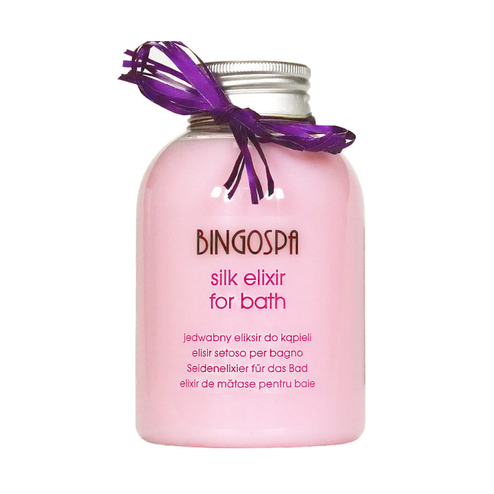 BINGOSPA Silk Eliksir jedwabny eliksir do kapieli 500ml