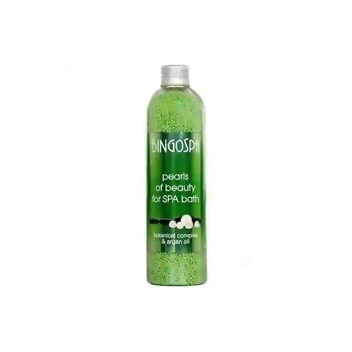 BINGOSPA Pearls of Beauty perełki do kąpieli z Kompleksem i Olejem Arganowym 230g