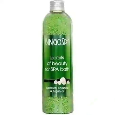BINGOSPA Pearls of Beauty perełki do kąpieli z Kompleksem i Olejem Arganowym 230g