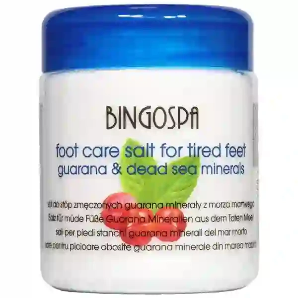 BINGOSPA BingoSpa Sól do zmęczonych stóp z Guaraną 550g — Składniki i ocena