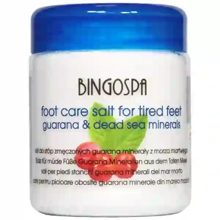 BingoSpa Sól do zmęczonych stóp z Guaraną 550g