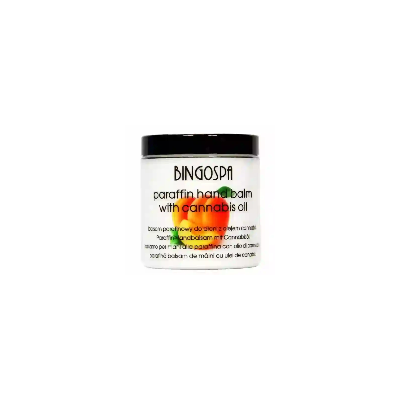 BINGOSPA Paraffin Hand Balm parafinowy balsam do dłoni Morela 250g