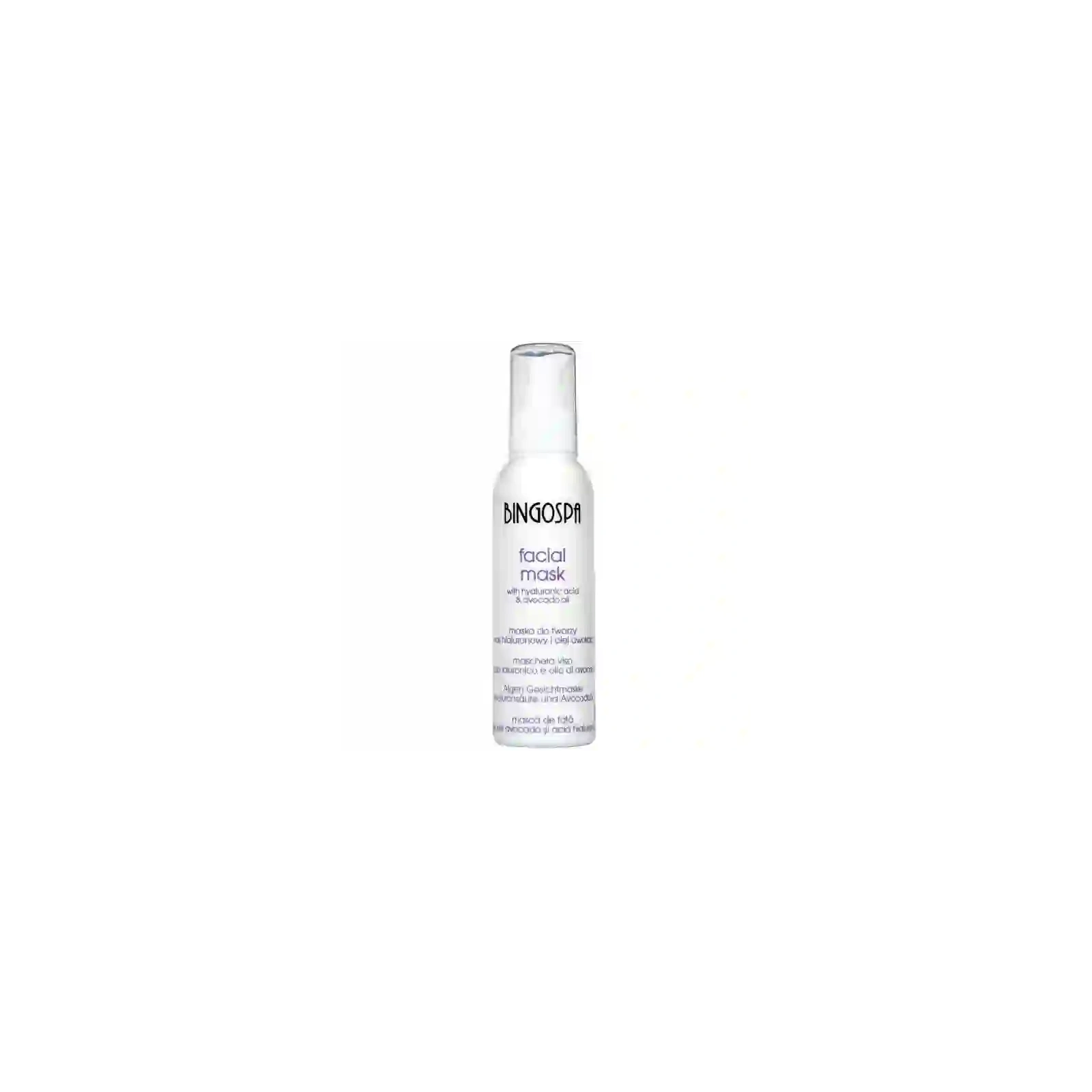 BINGOSPA maska do twarzy z Kwasem hialuronowym i Olejem awokado 150ml