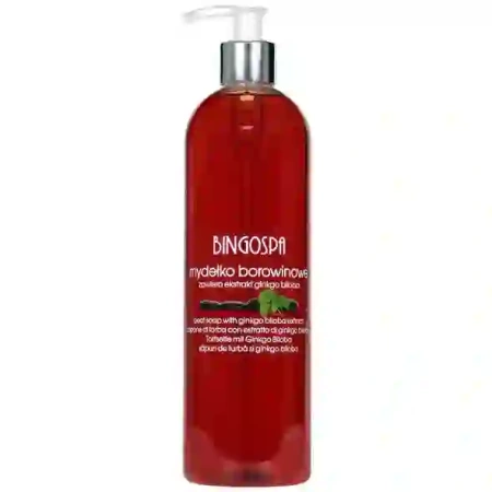 BINGOSPA mydełko borowinowe z ekstraktem z Ginkgo Biloba 500ml