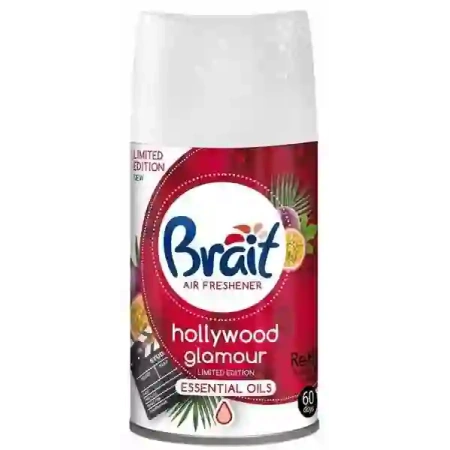 BRAIT Essential Oils wkład do automatycznych odświeżaczy powietrza Hollywood Glamour 250ml 