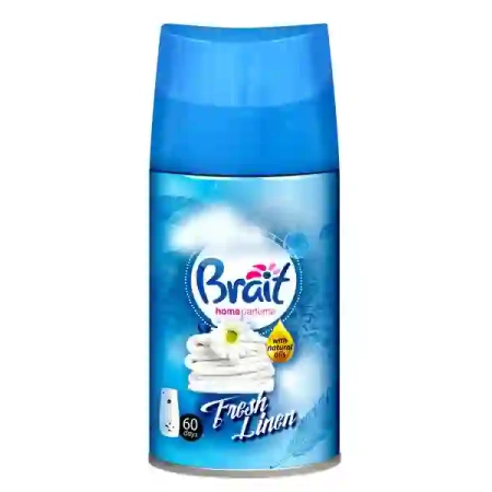 BRAIT Essential Oils wkład do automatycznych odświeżaczy powietrza Fresh Linen 250ml 
