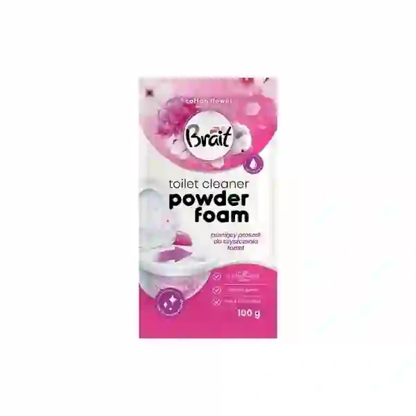 BRAIT Wulkan pieniący proszek do czyszczenia toalet Cotton Flower 100g
