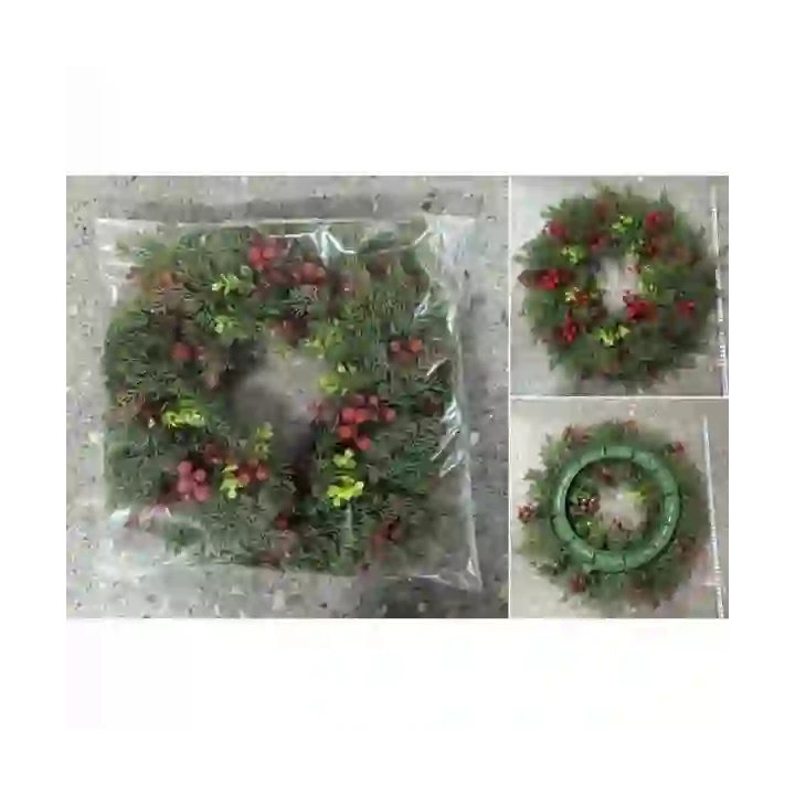 ECARLA girlanda świąteczna wieniec ozdoba na drzwi stroik 45cm WSN22 