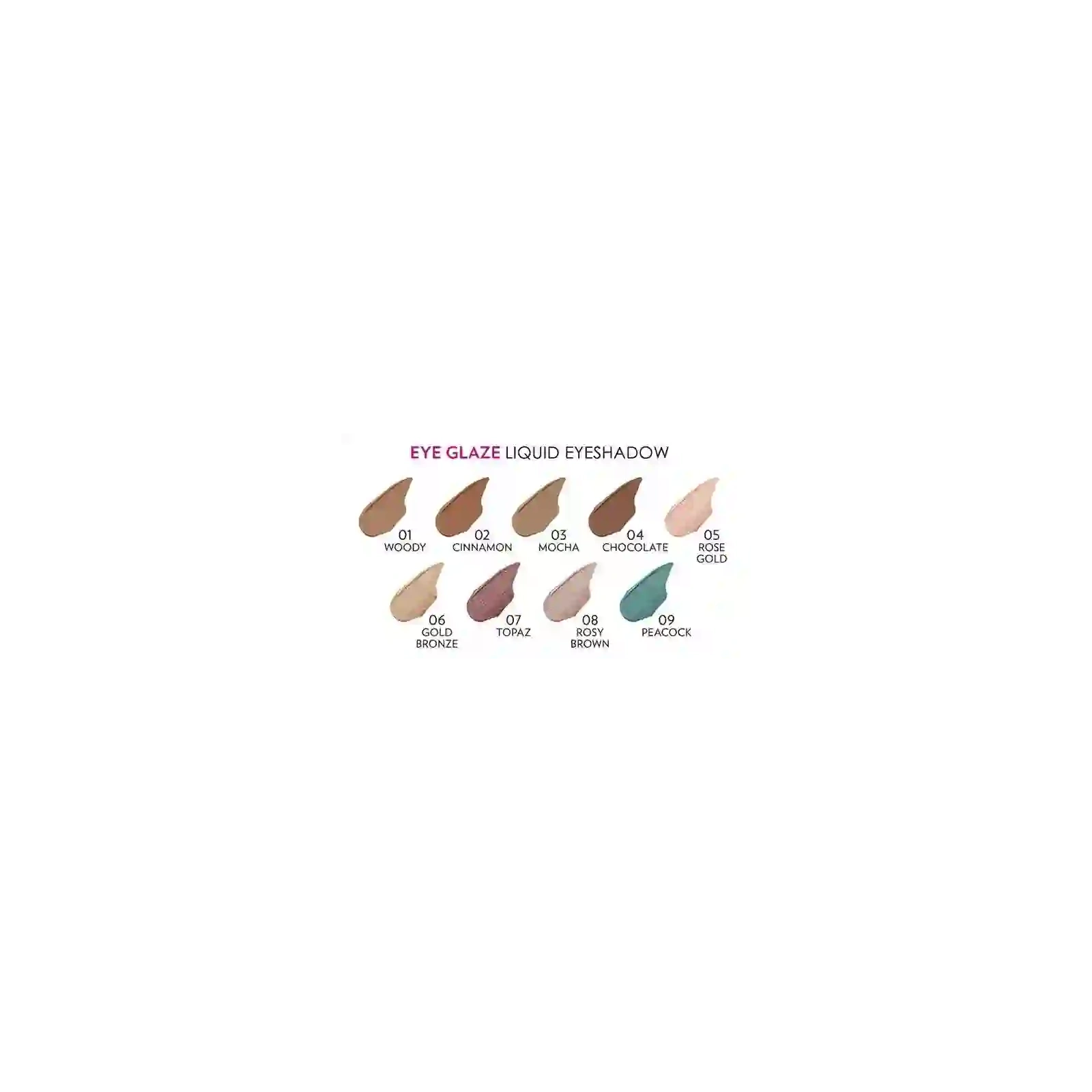 GOLDEN ROSE Eye Glaze Liquid Eyeshadow cień w płynie 11 Luna Rosa 3,5g 